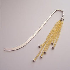 Banana Beaded Book Mark