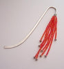 Strawberry Beaded Book Mark