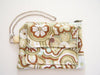 Green & Kaki Flower Tote w/Wallet