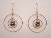 Multi Bead - Two Hoop Earrings